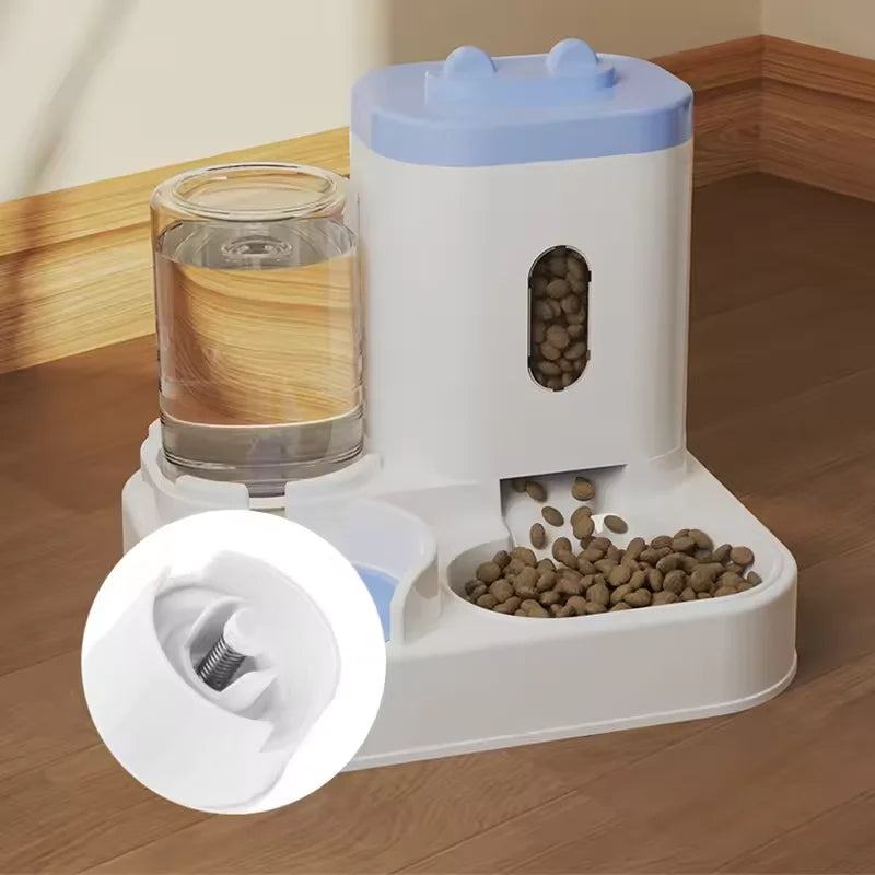 Comedero con Dispensador de Agua Automático para Mascotas