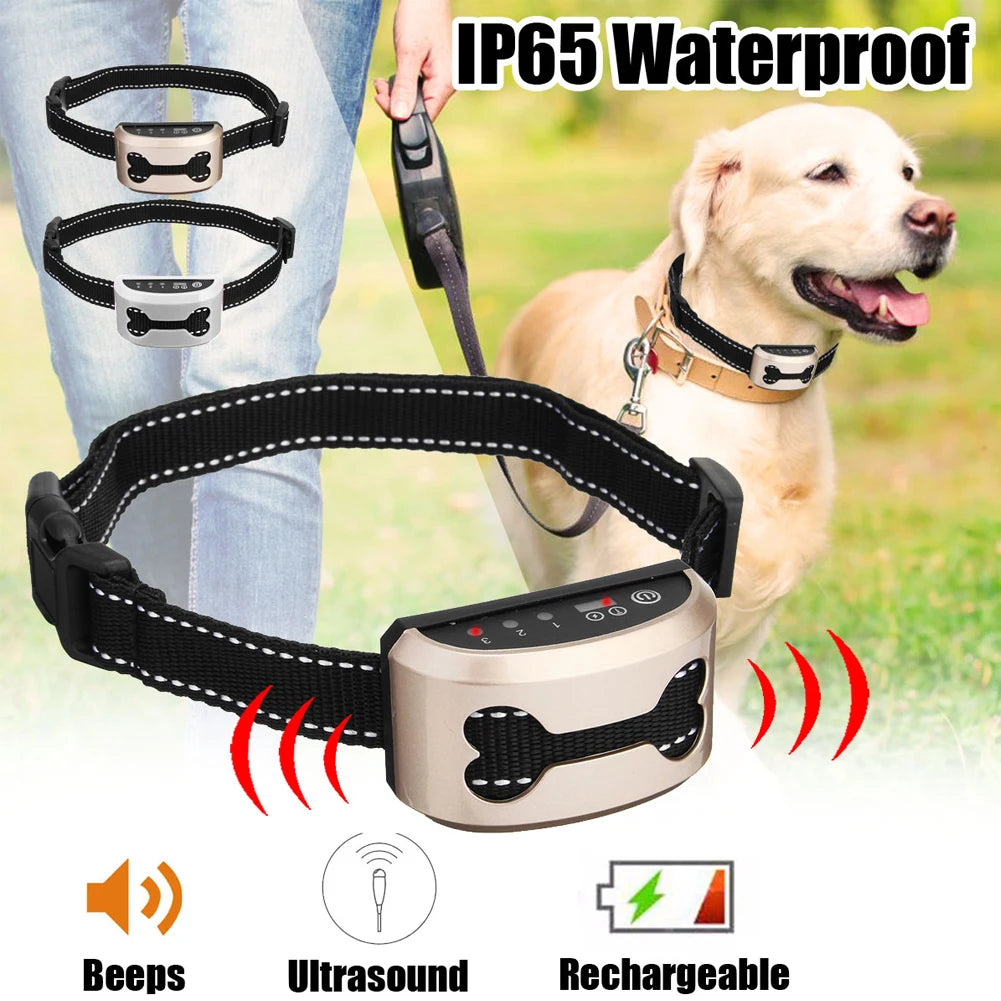 Collar Antiladridos Recargable para Perros