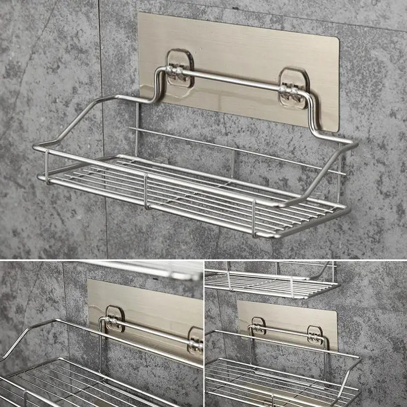 Estante de Pared para Baño y Cocina sin Taladro