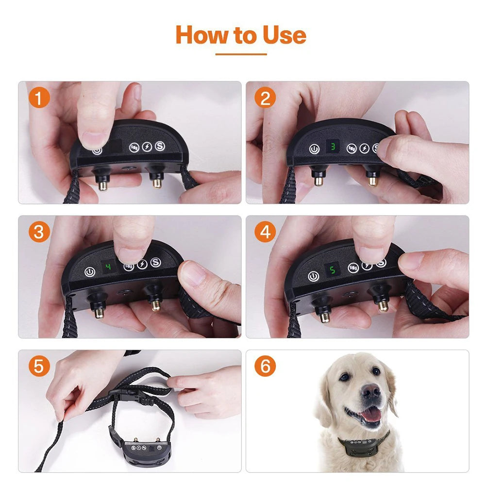 Collar Antiladridos Recargable para Perros