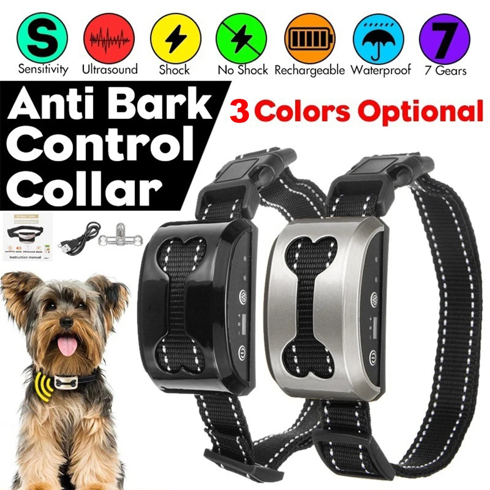 Collar Antiladridos Recargable para Perros