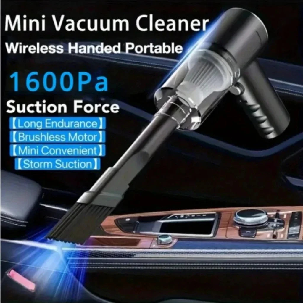 Aspirador Portátil 3 en 1 para Coche con Carga USB