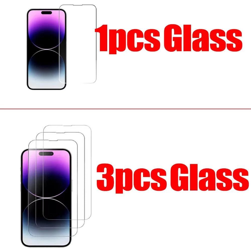 Cristal Templado HD para iPhone (1-5 Uds)