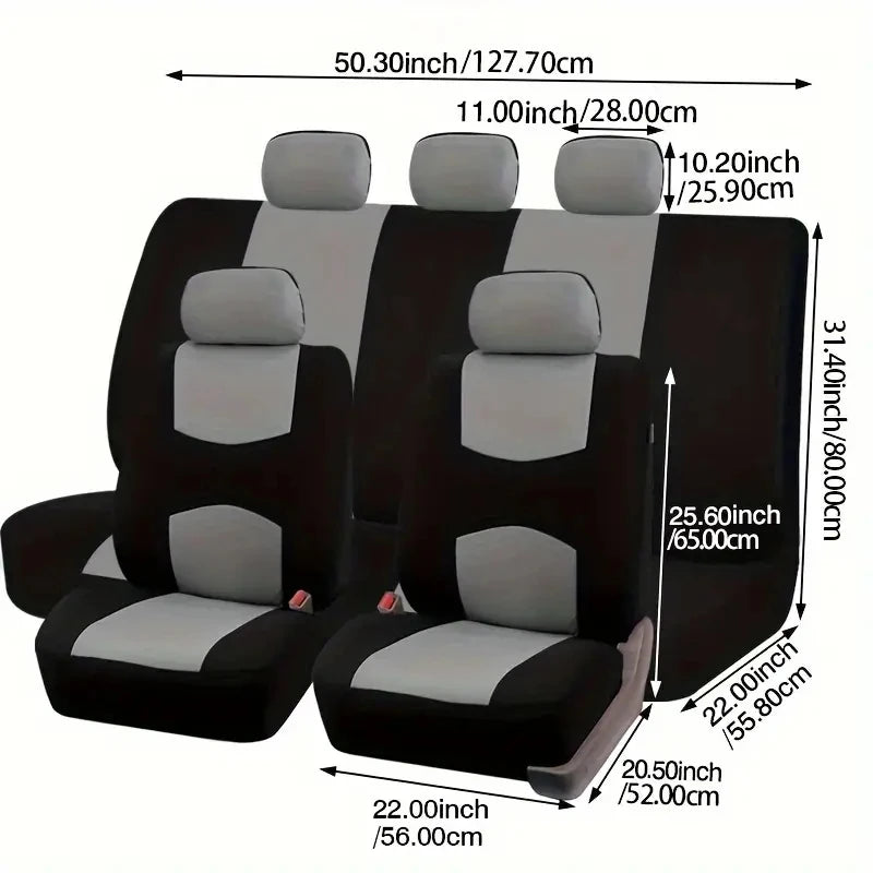 Fundas de Asiento Bicolor Universales para Coche