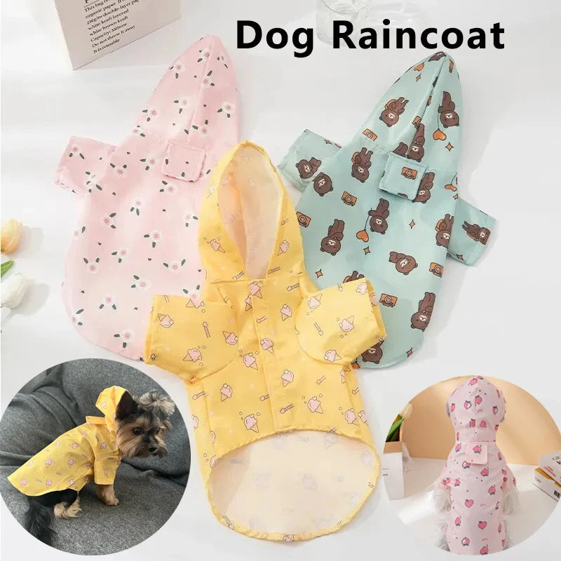 Impermeable para Perros Manga Corta