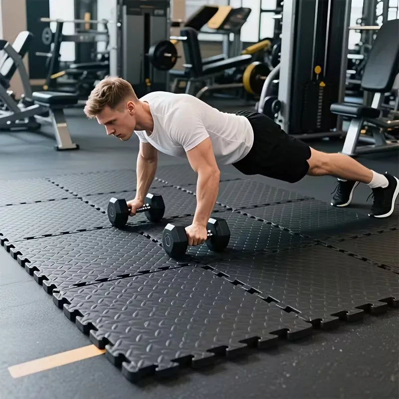 Pack de 16 Losetas de Suelo para Fitness 30 × 30 cm
