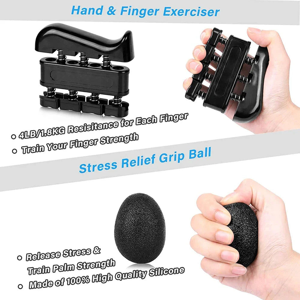 Ejercitador de Agarre Ajustable 5–60 kg con Contador