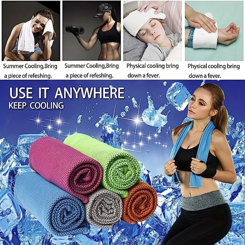 Pack de 4 Toallas Refrescantes para Deporte y Gimnasio