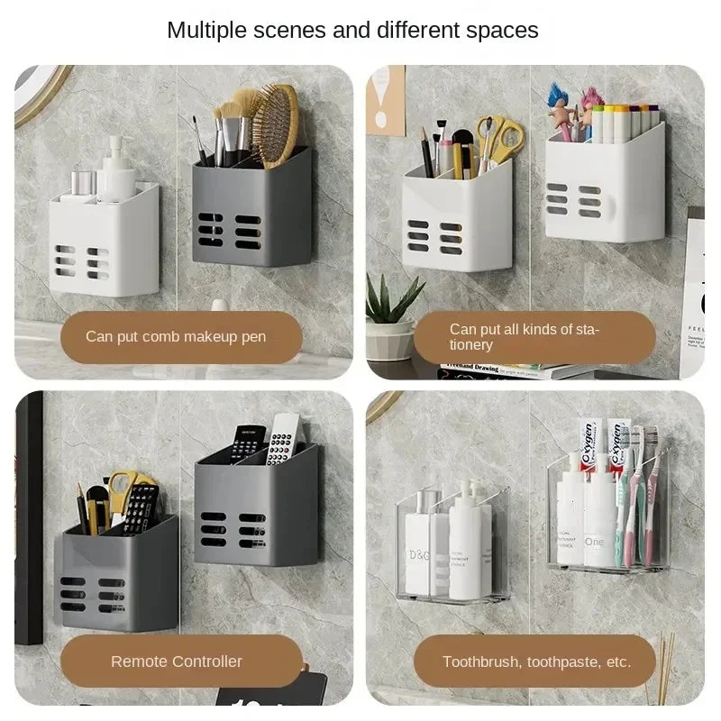 Estante de Pared para Cosméticos sin Taladro