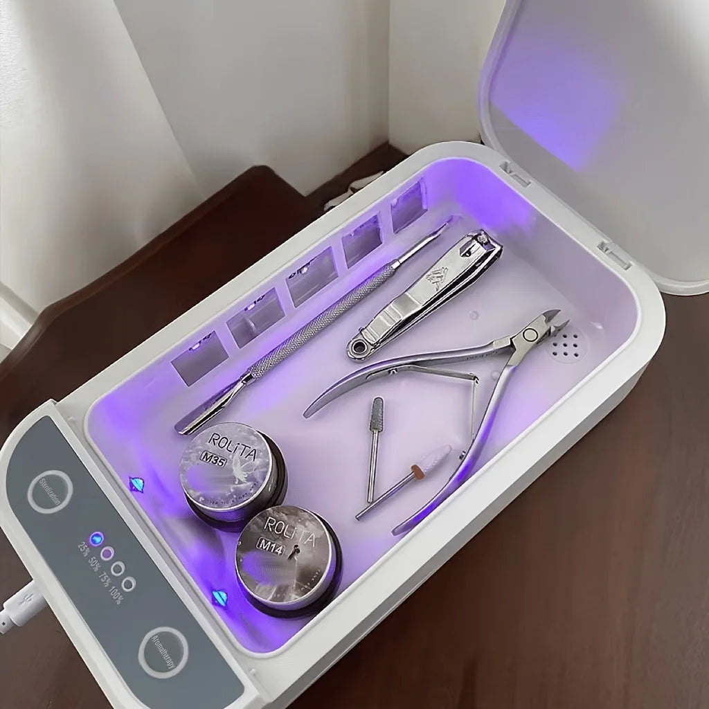 Caja de Luz UV para Accesorios de Manicura