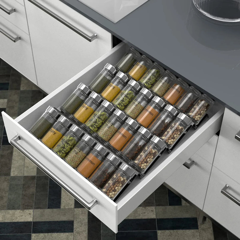 Organizador Ajustable para Tarros de Especias