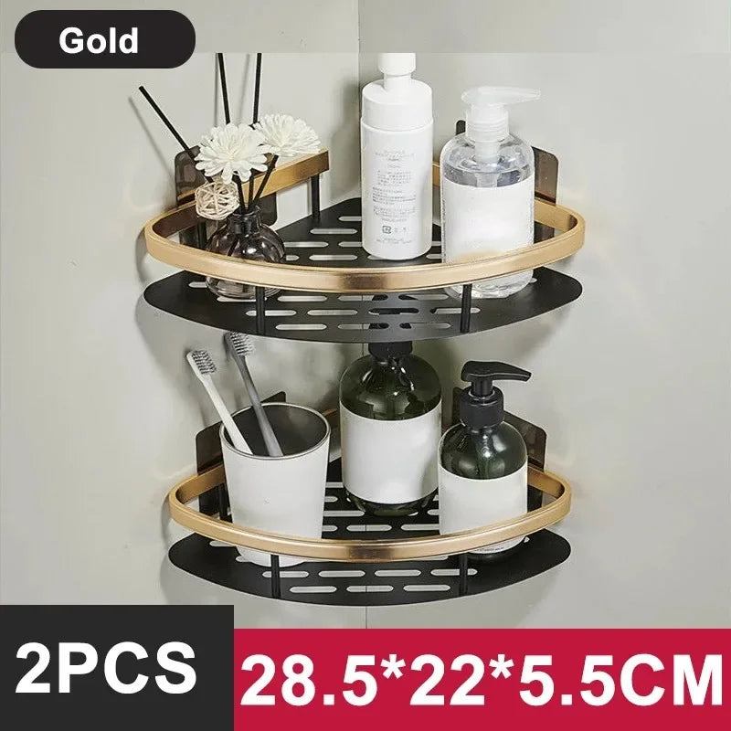 Estante de Aluminio para Ducha sin Taladro