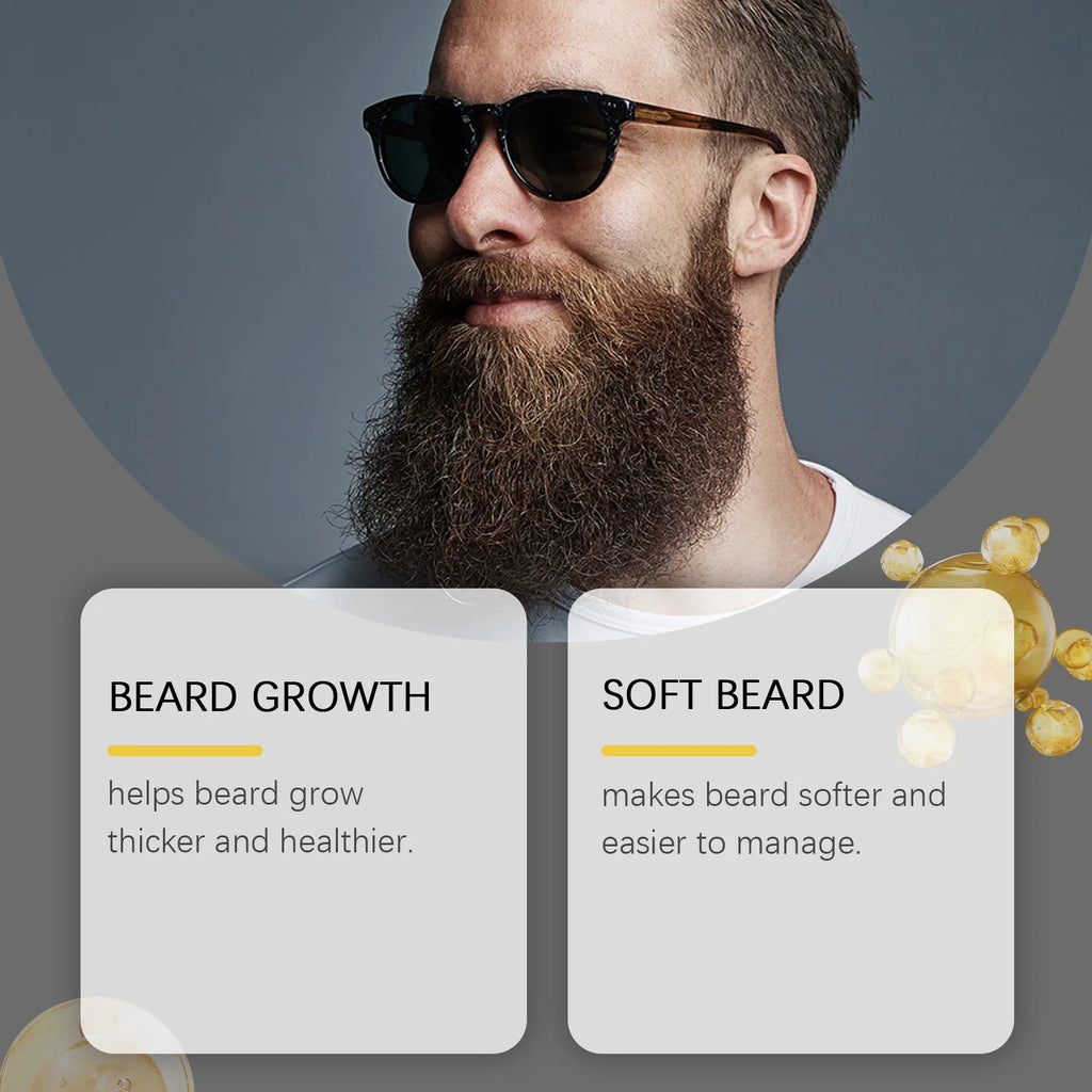 Set de Cuidado para Barba con Aceite 60 ml y Micro Rodillo