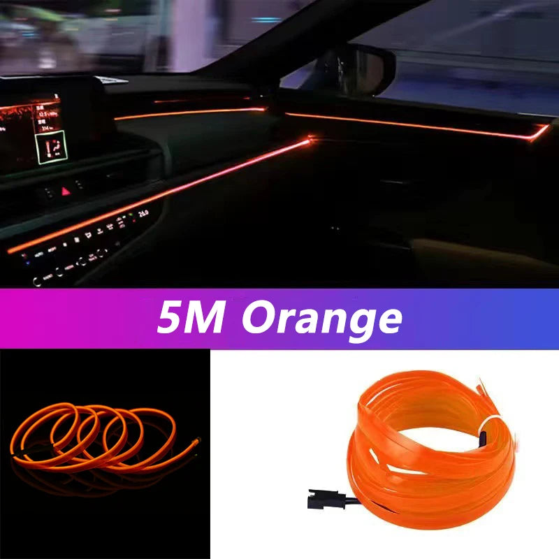 Tira de Luces LED Neón para Interior de Coche (5M)