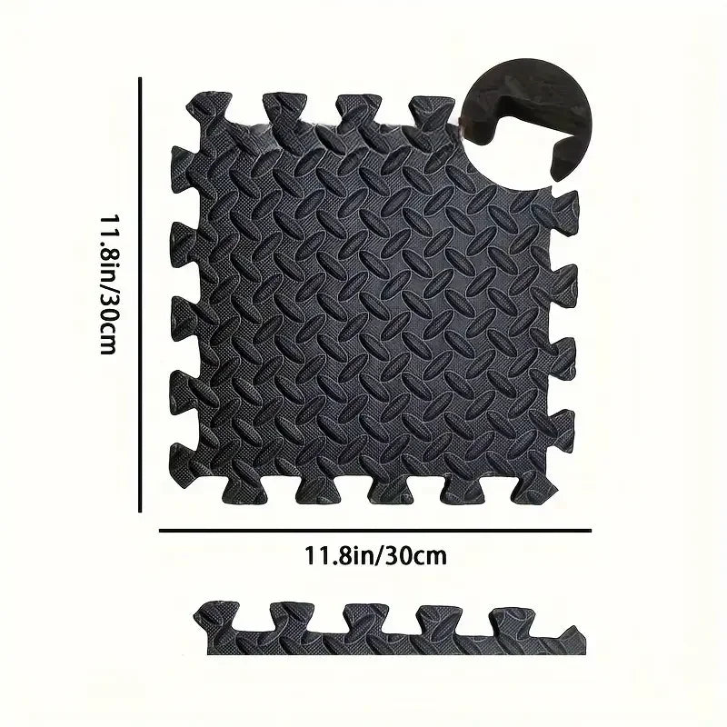 Pack de 16 Losetas de Suelo para Fitness 30 × 30 cm