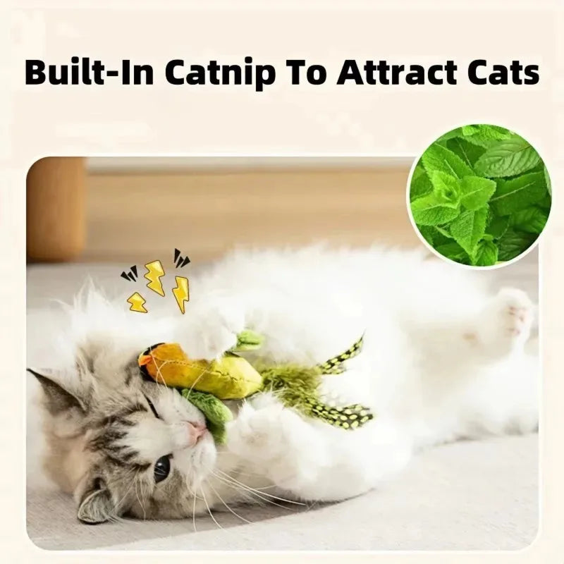 Juguete con Sonido de Pájaro para Gatos