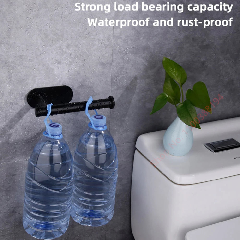 Portarrollos Adhesivo de Acero para Baño y Cocina