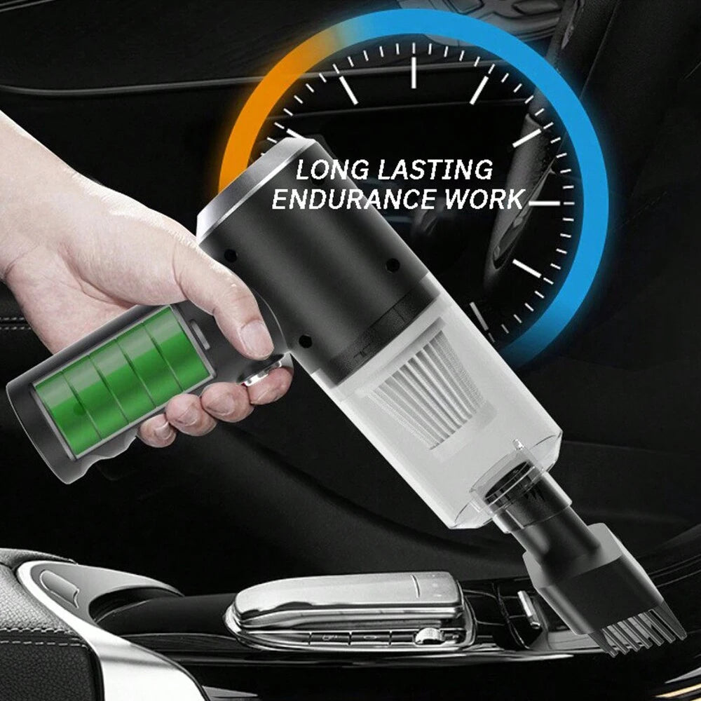Aspirador Portátil 3 en 1 para Coche con Carga USB