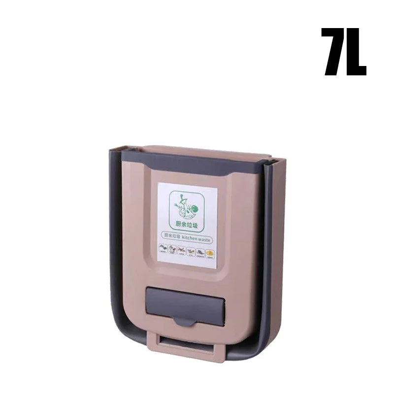 Cubo de Basura Plegable para Cocina, 7 o 10 L