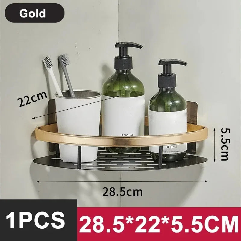 Estante de Aluminio para Ducha sin Taladro