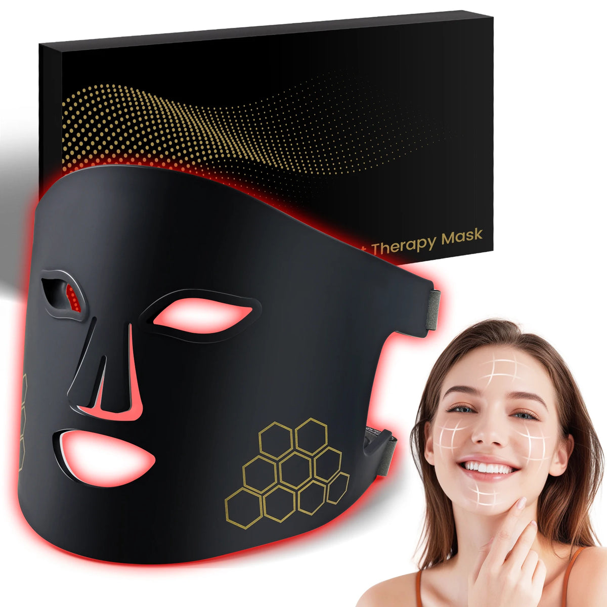 Mascarilla Facial LED Hello Face M100