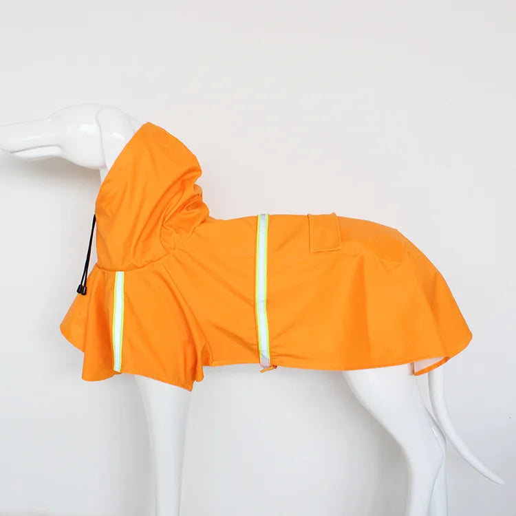 Chubasquero Reflectante para Perros Grandes