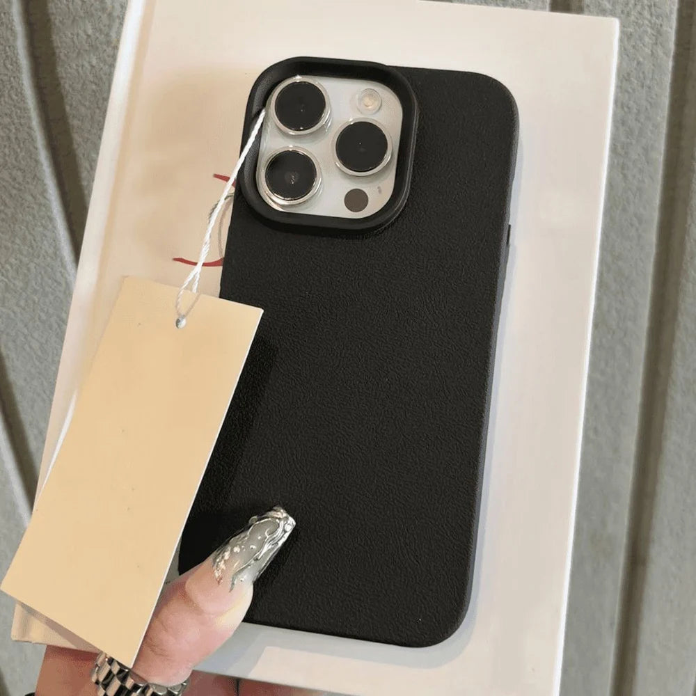 Funda de Cuero Antigolpes para iPhone