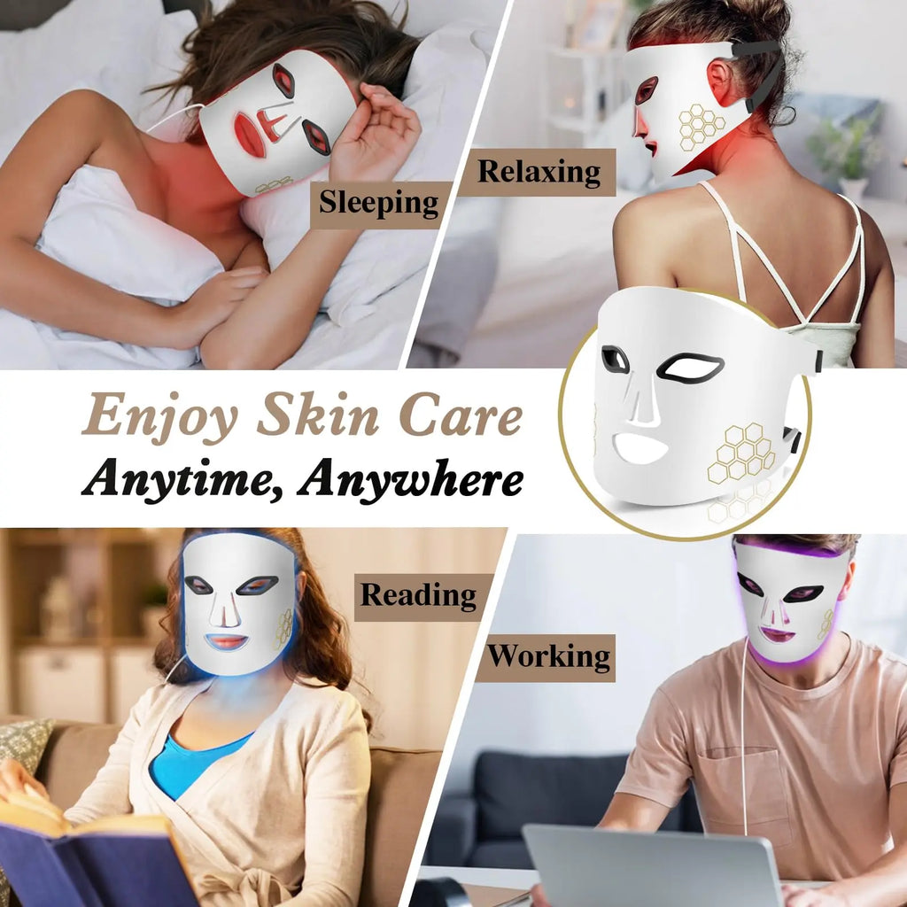 Mascarilla Facial LED Hello Face M100
