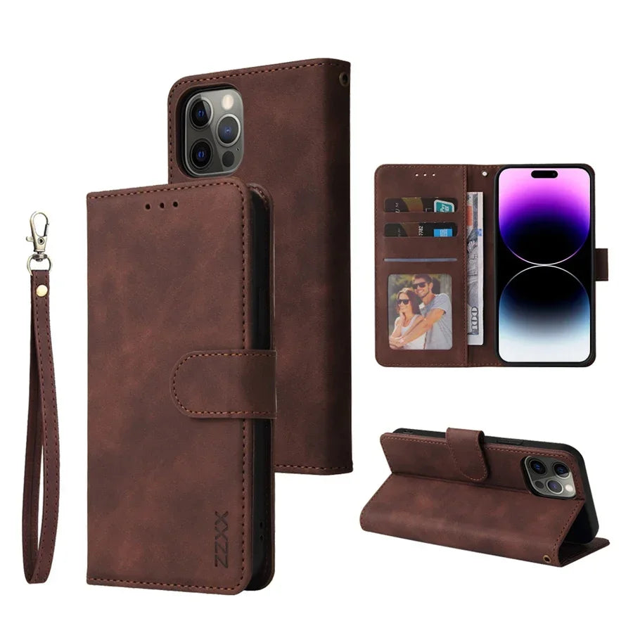 Funda Tipo Cartera ZZXX para iPhone