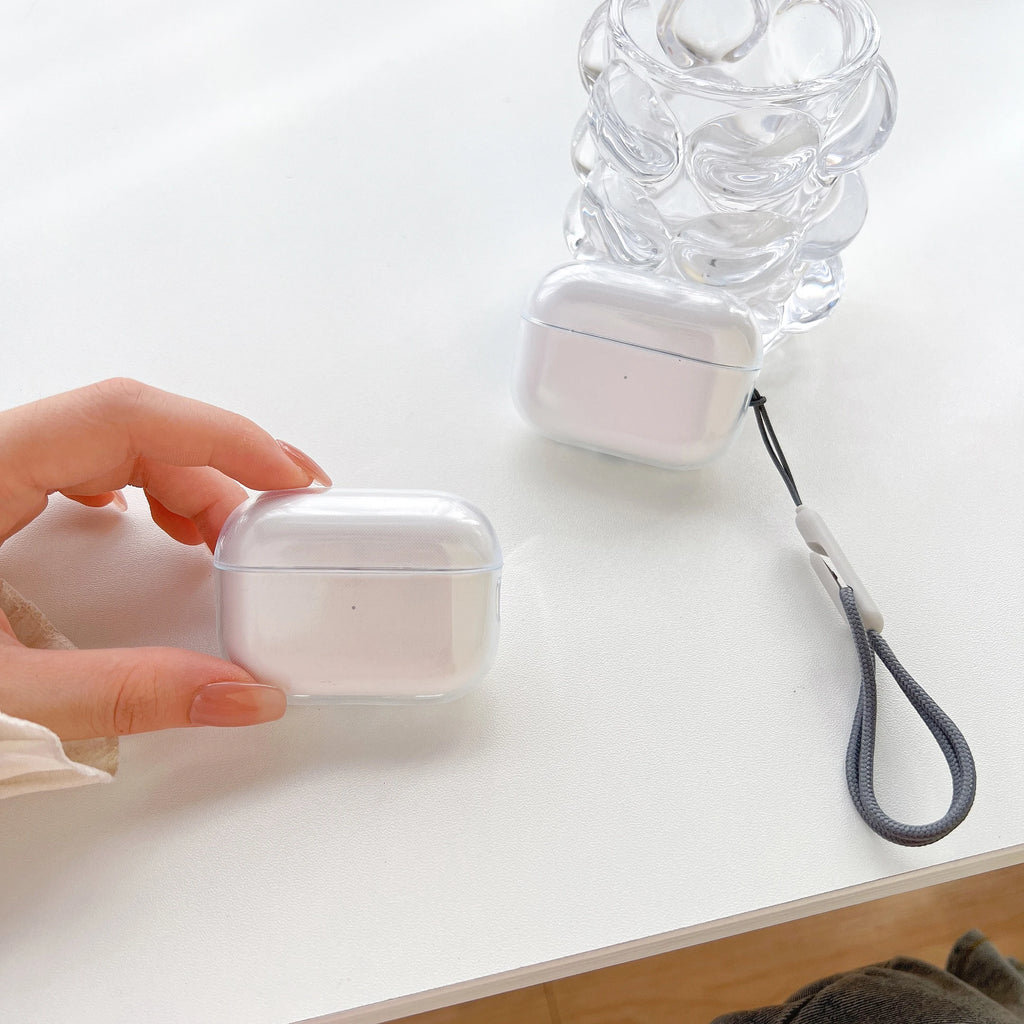 Funda Transparente de TPU con Correa para AirPods
