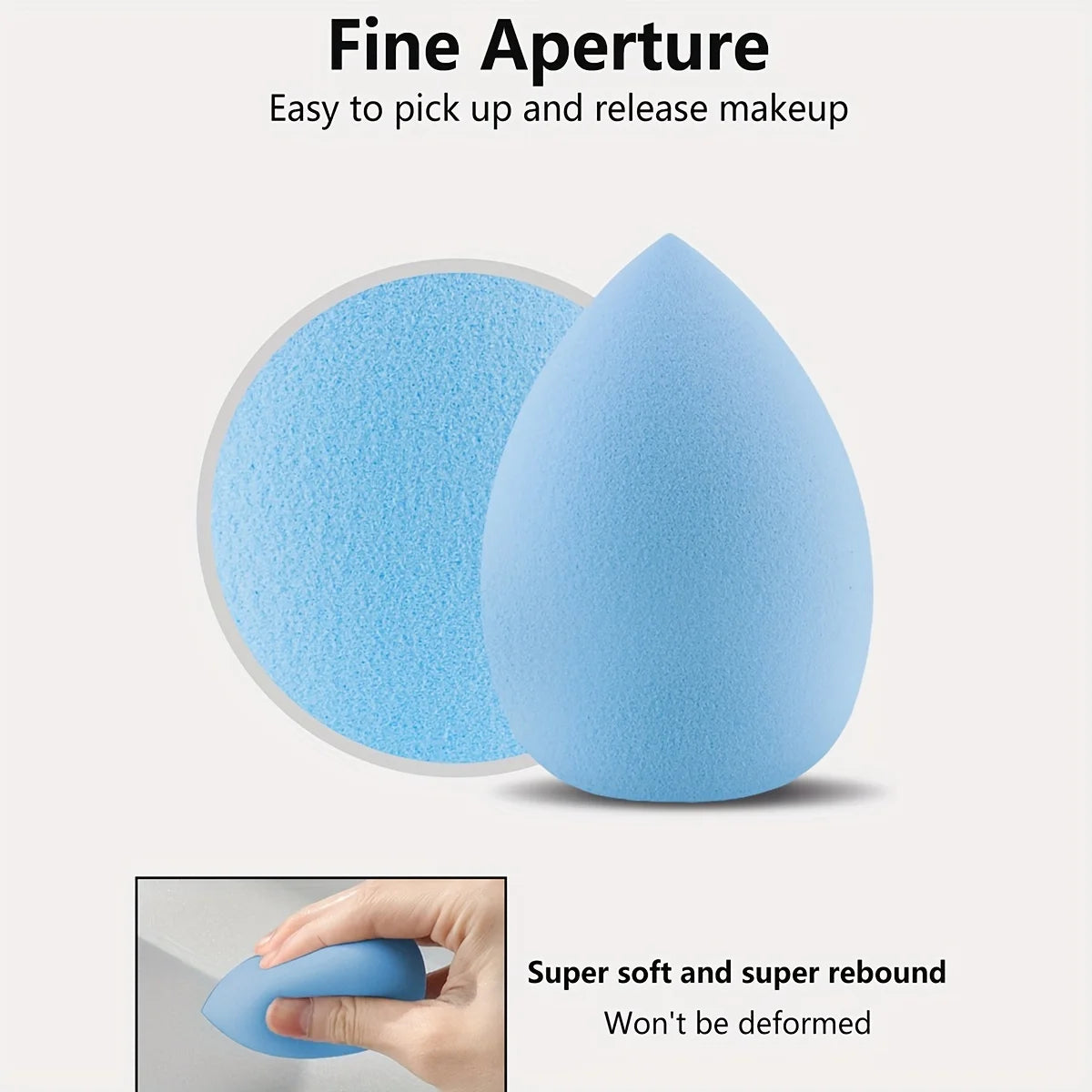 Set de 8 Esponjas para Aplicar Maquillaje