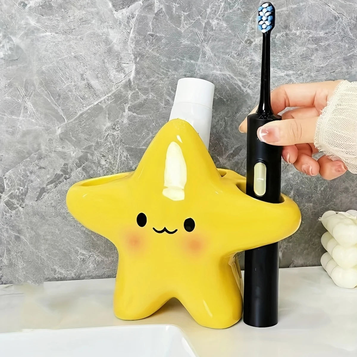 Soporte Infantil en Forma de Estrella para Cepillo Dental