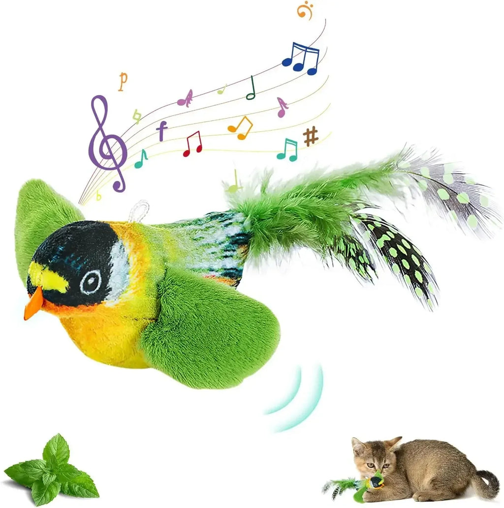Juguete con Sonido de Pájaro para Gatos