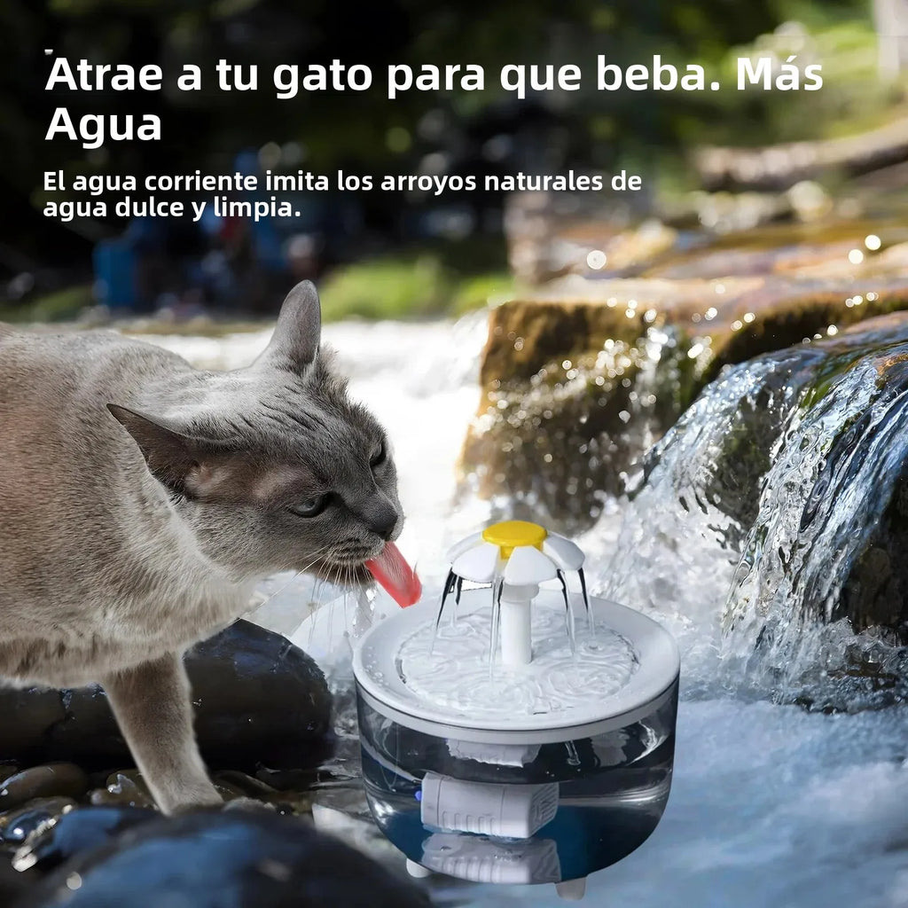 Bebedero Automático con Filtro para Mascotas