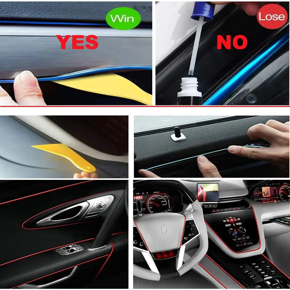 Tira de Luces LED Neón para Interior de Coche (5M)
