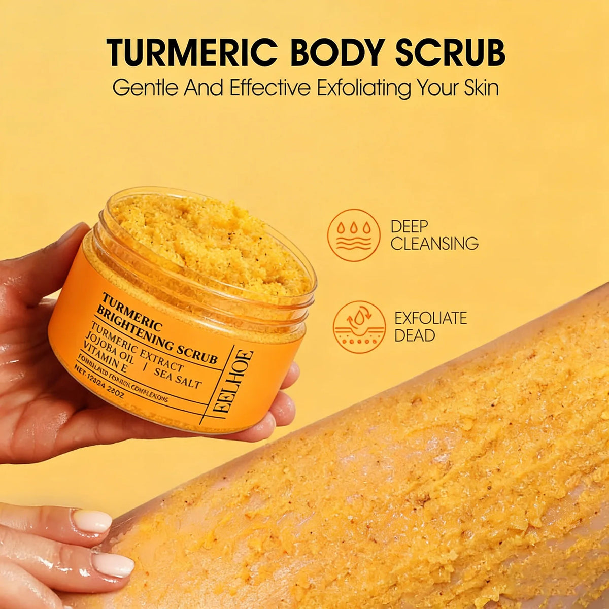 Exfoliante Corporal con Cúrcuma