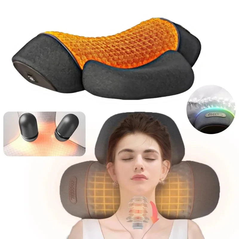 Masajeador Cervical Eléctrico con Calor y Vibración