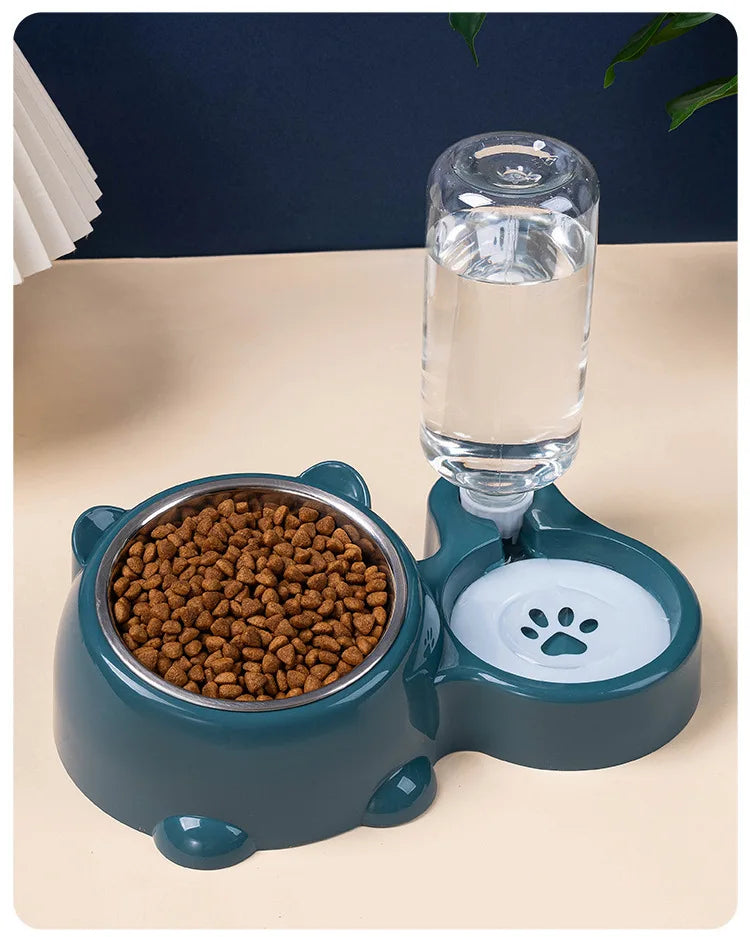Comedero Elevado de Alimentación Lenta para Mascotas