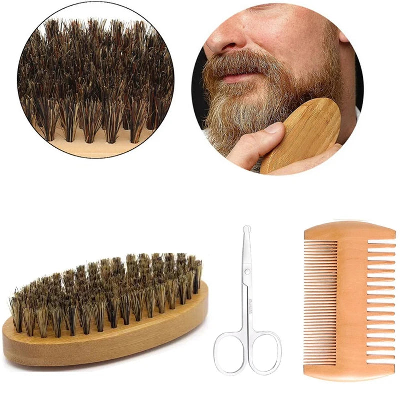 Set de Afeitado para Hombre con Brocha y Accesorios
