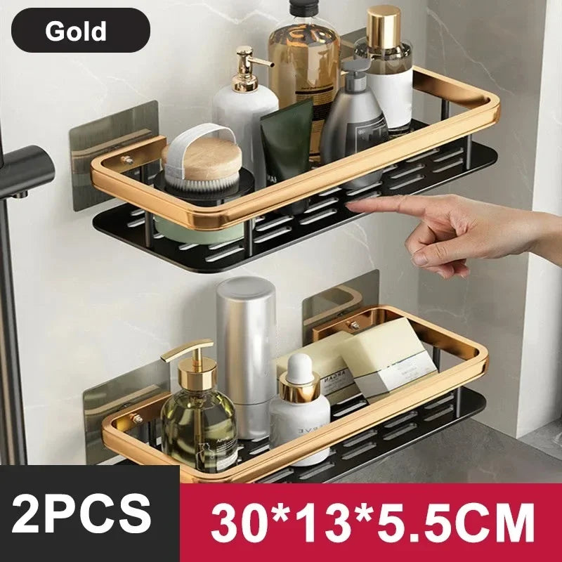 Estante de Aluminio para Ducha sin Taladro