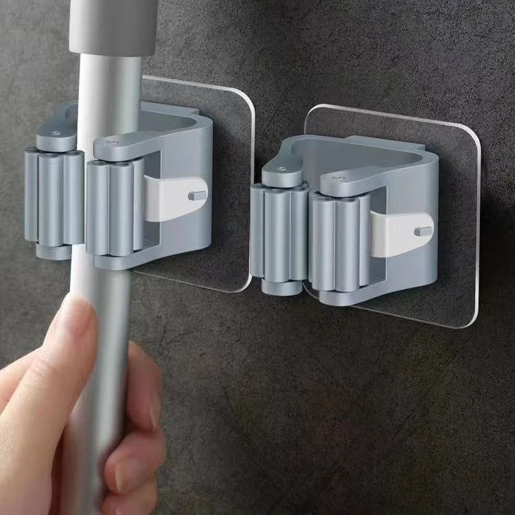 Soportes Adhesivos para Escobas y Fregonas