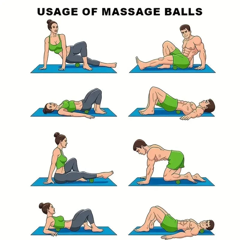 Pelota de Masaje 6,3 cm para Fitness y Yoga