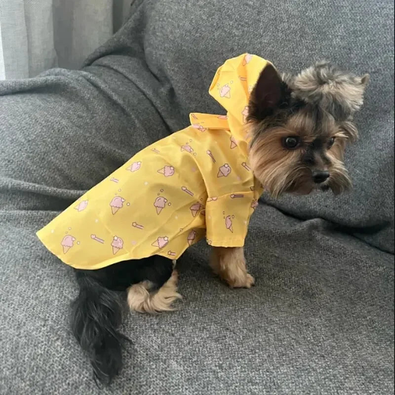Impermeable para Perros Manga Corta