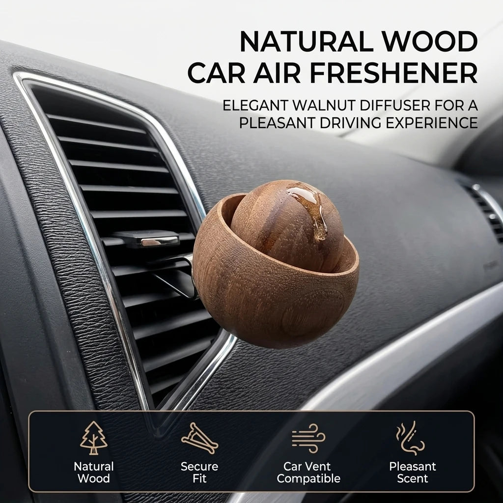 Difusor de Madera para Aroma en Coche