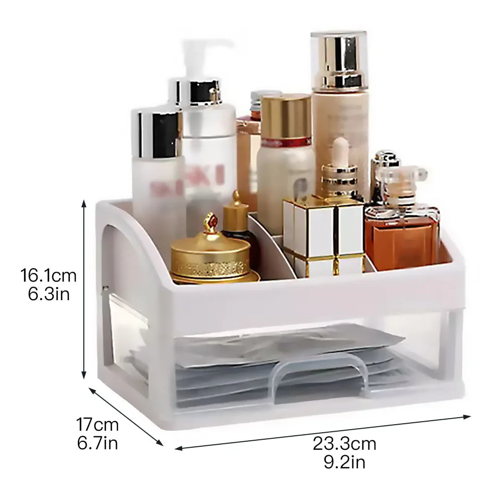 Organizador Transparente de Maquillaje con Cajones