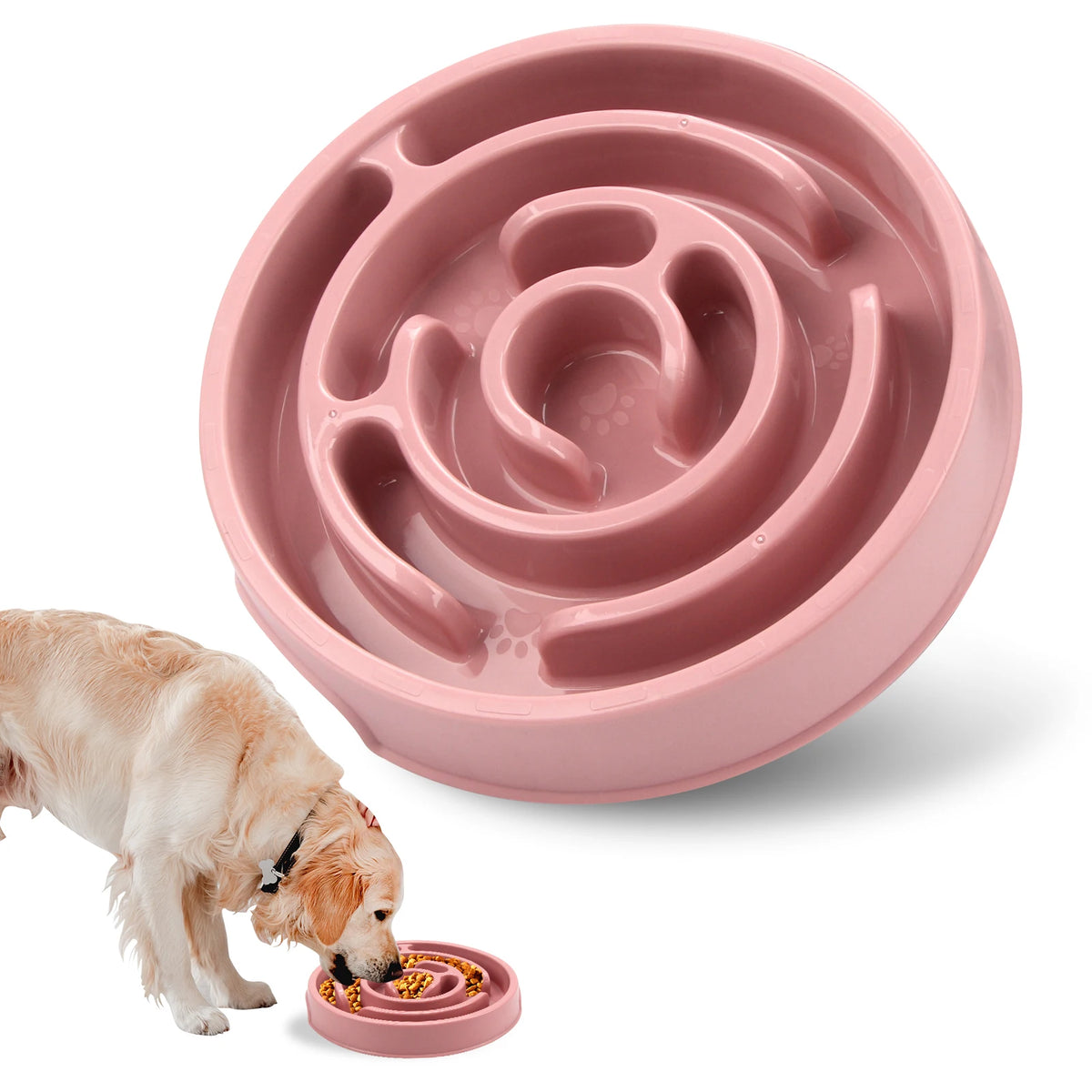 Comedero de Alimentación Lenta Antideslizante para Perros