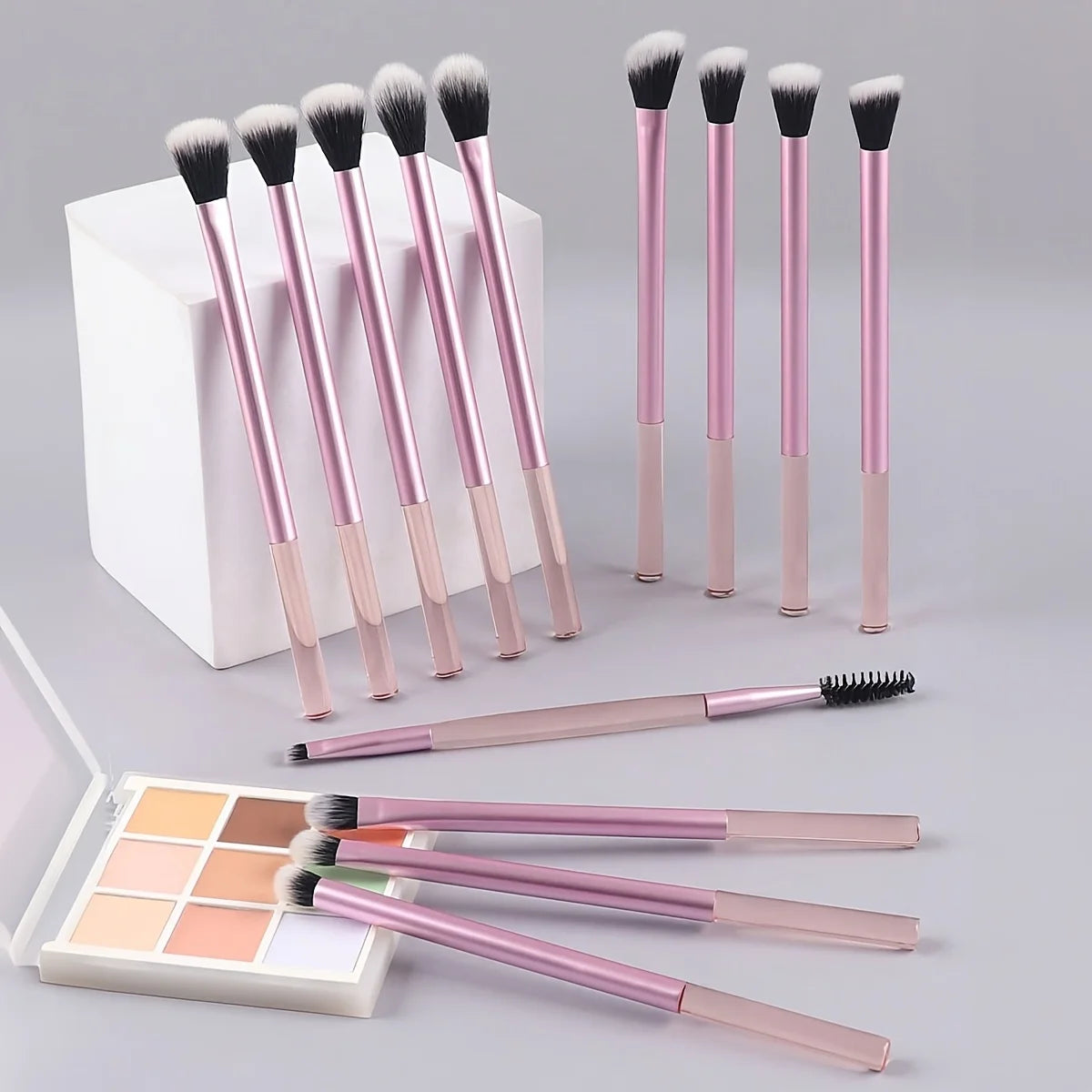 Set de 13 Brochas de Maquillaje para Rostro y Ojos