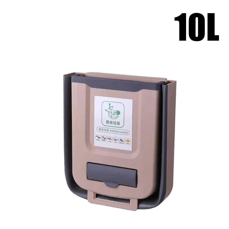 Cubo de Basura Plegable para Cocina, 7 o 10 L