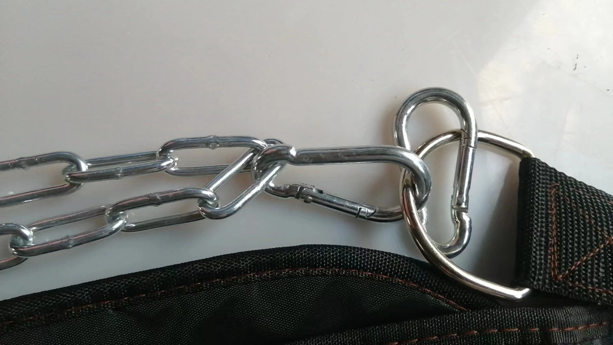 Cinturón de Dip con Cadena para Entrenamiento con Peso