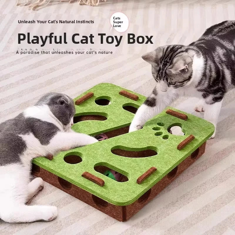 Juguete Rompecabezas con Pelota para Gatos